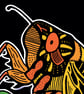 Cicadia - Illustrated Insect Cushion - Image 2