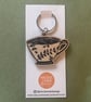 'Little Leaves' Wooden Keyring - Image 3