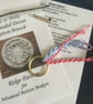 Kit for a Beaded Dorset Button Brooch, Ridge Design BR2 - Image 1