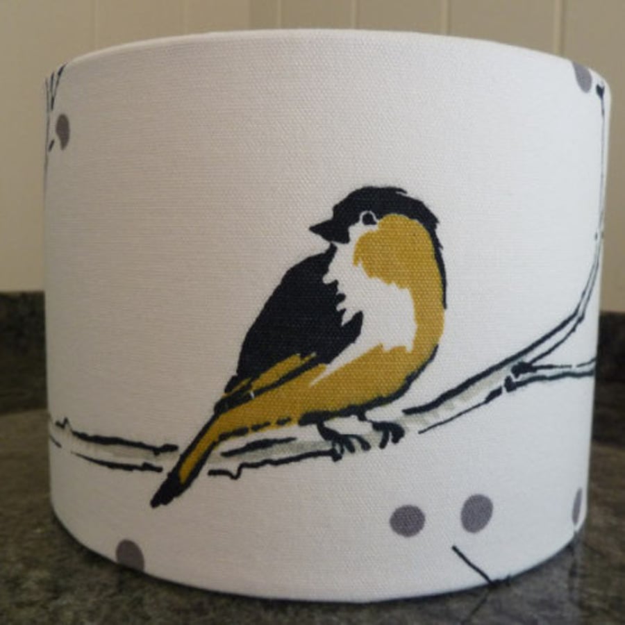 Little Yellow Bird small drum lampshade