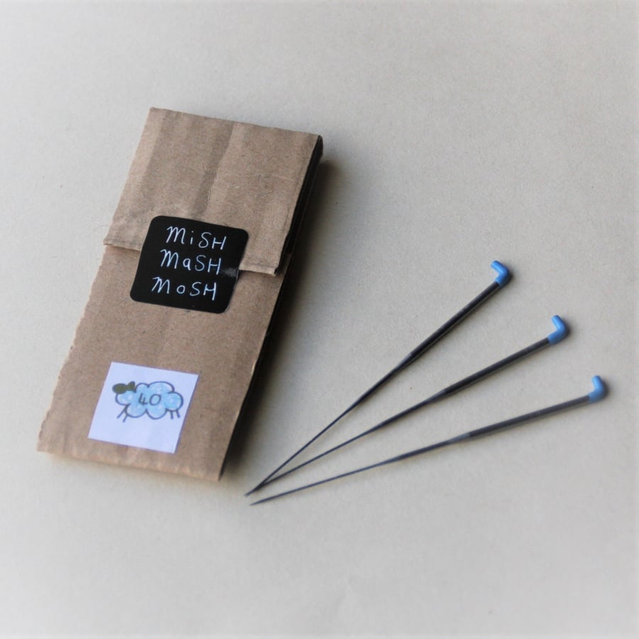 40 gauge FINE triangular needle felting needles