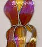 Stained glass iris - deep golden petals - Image 5