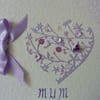 Flower Heart Mothers Day Card