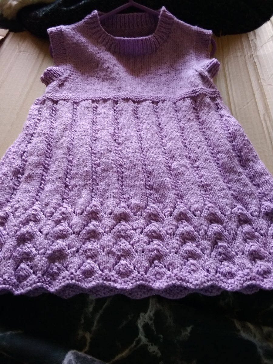 Lilac Pinafore Dress