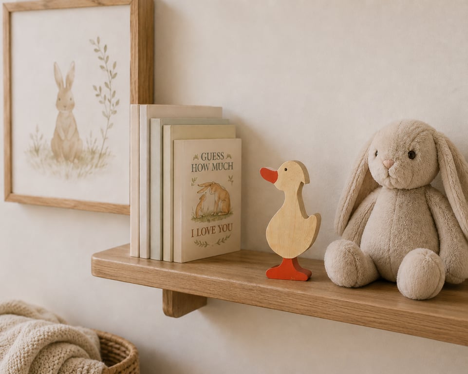 Shelly the Duck - Handmade Wooden Duck Ornament - Whimsical Delights Collection