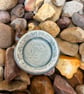 One Ceramic drinking stone for insects bath decorative stones handmade. - Image 3