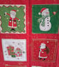 Handmade large pockets red Advent Calendar  - Image 2