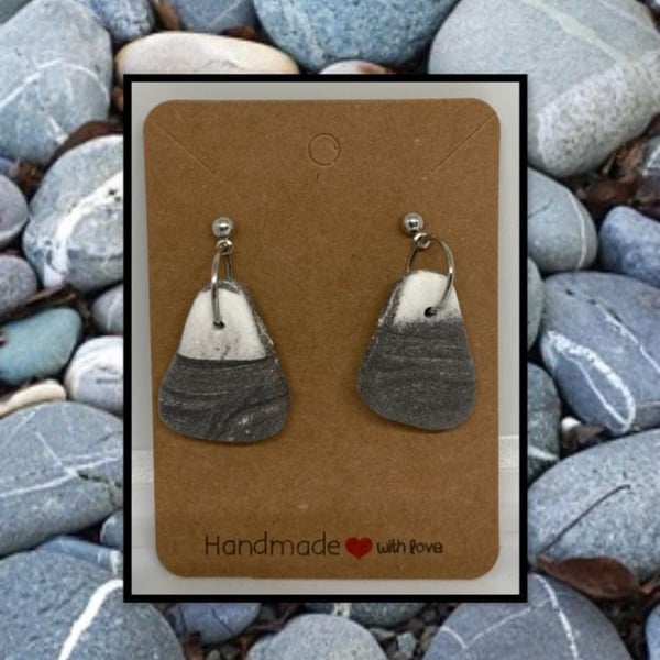 Outlet Beach stone drop studs