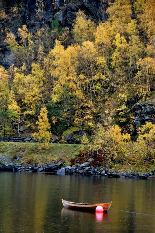 Flam Aurlandsfjord Norway Scandinavia 12"x18" Print