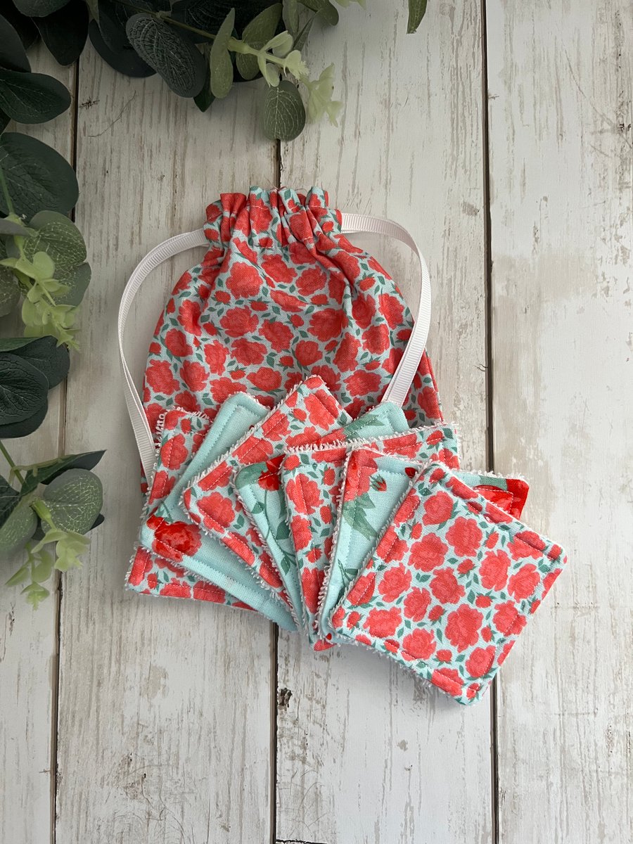 Face Wipes, Sustainable Make-Up Pads, Cleanser Pads, Beauty Gift, Pack of 7