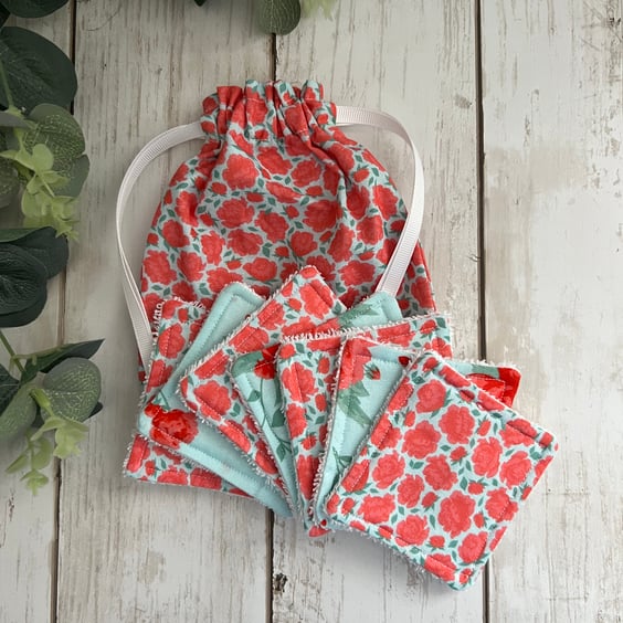 Face Wipes, Sustainable Make-Up Pads, Cleanser Pads, Beauty Gift, Pack of 7