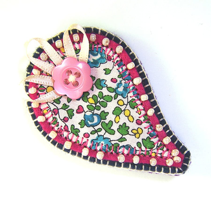 Paisley Brooch