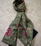 William Morris Scarf Single Stem Green