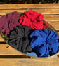 Disco Party Sparkle Scrunchies, Silver Metallic Glitter Oversized XXL Scrunchies - Image 1