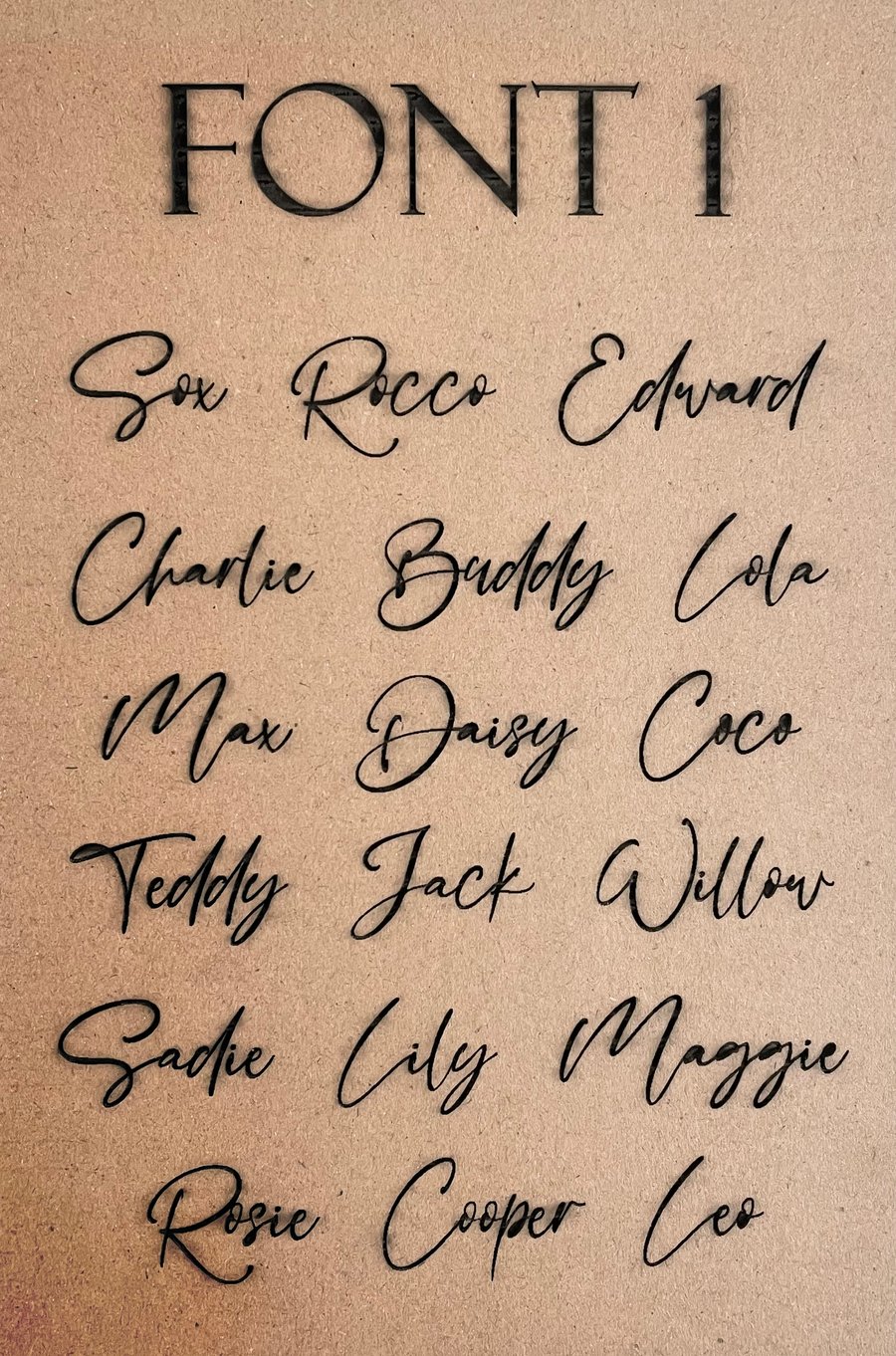 Small personalised concrete cat urn