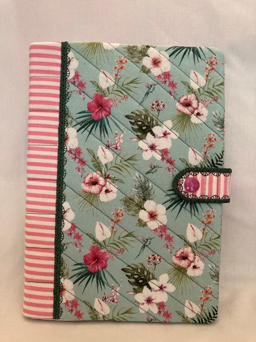 Fabric covered A5 notepad or 2021 diary