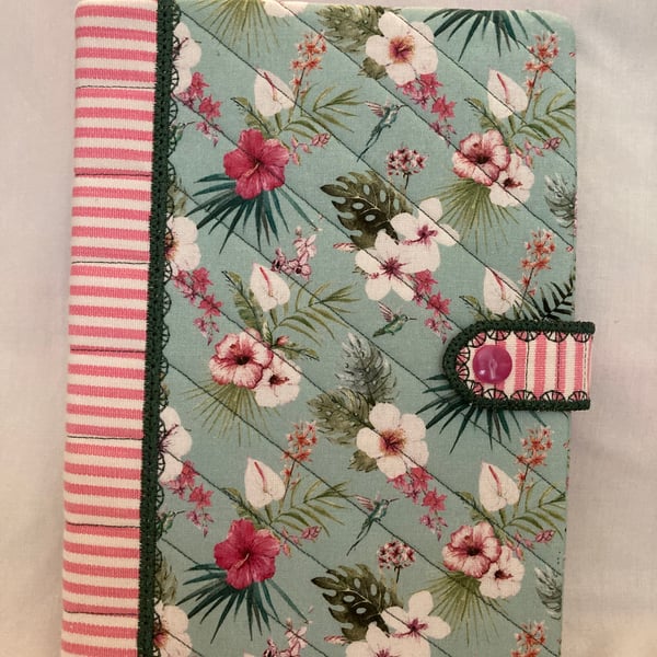 Fabric covered A5 notepad or 2021 diary