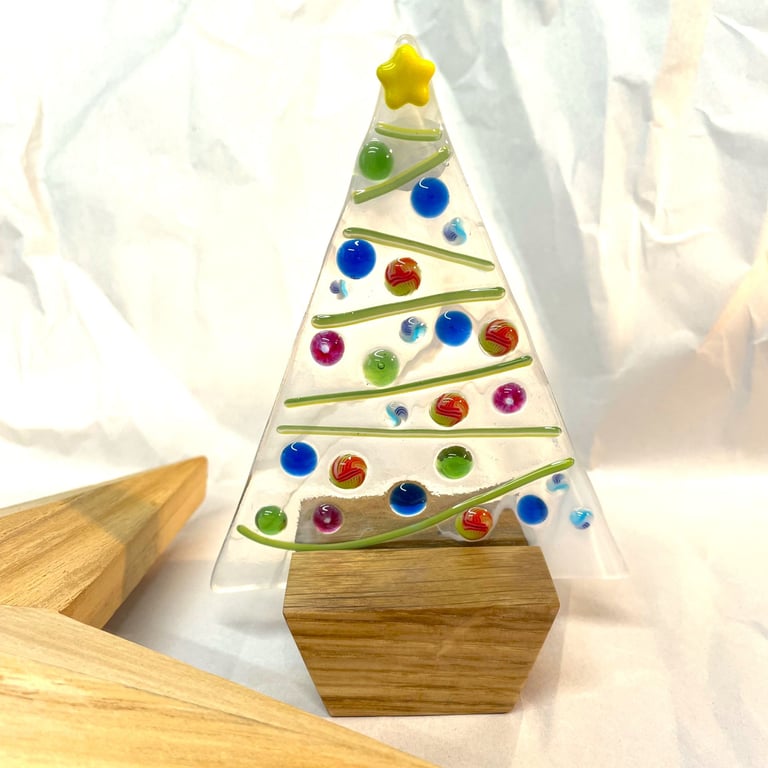 Glass mini Christmas tree