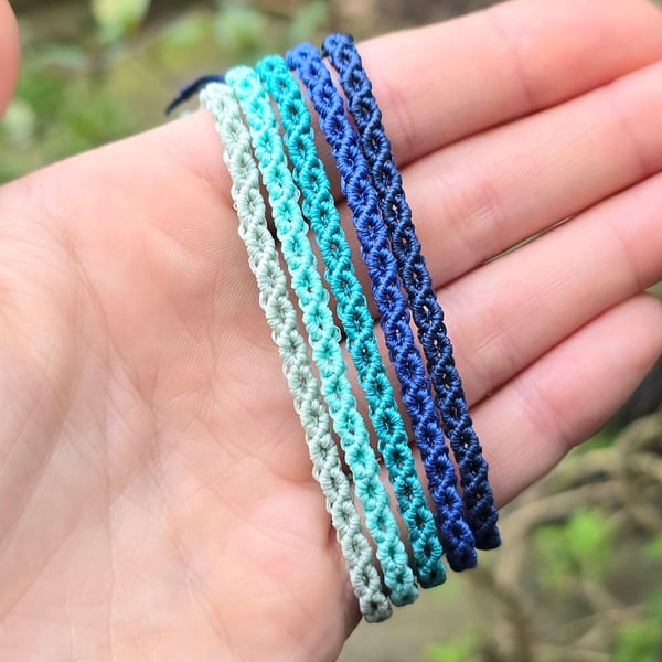 Micro Macrame Bracelet Rhombus Design - Friendship gift