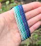 Micro Macrame Bracelet Rhombus Design - Friendship gift - Image 1