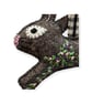 Hand Embroidered Felt Bunny Rabbit Easter Decoration - Image 3