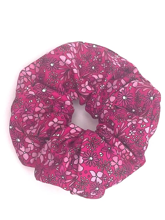 SCRUNCHIE - Retro Pink Print