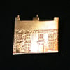 terraced cottages brooch