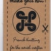 CLEARANCE - D.I.Y. French Knitting zine