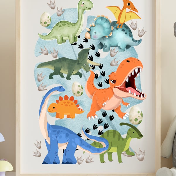 Roar! Dino Play Park Print