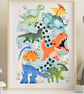 Roar! Dino Play Park Print