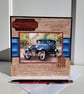 Grandad Birthday Card – Classic Vintage Car Design Handmade Card