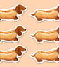 Sausage Dog Glossy Vinyl Sticker - Image 5