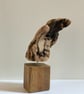 Handmade Unique Driftwood Sculpture  Modern Abstract Original Coastal Decor  - Image 1