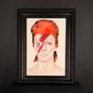 David Bowie, Aladdin Sane A5 Art Print
