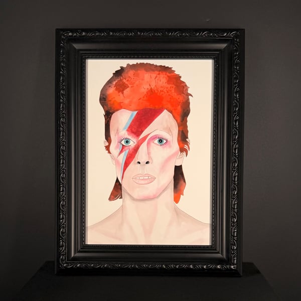 David Bowie, Aladdin Sane A5 Art Print