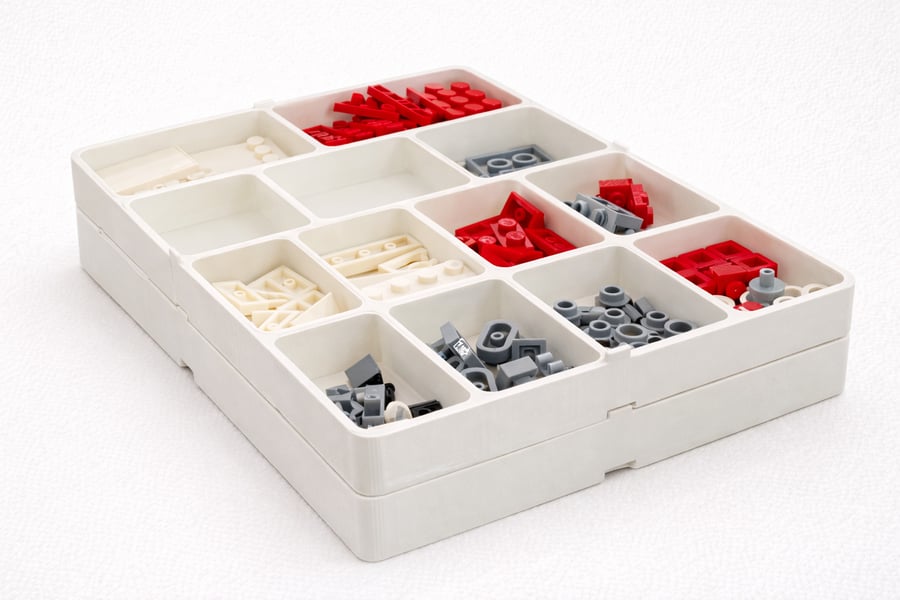 Stackable Sorting Tray - 140 - 200 - 15mm