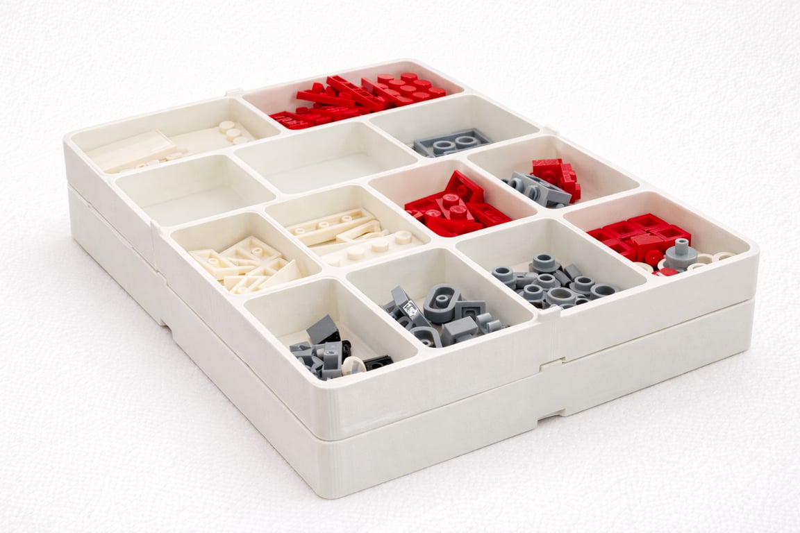 Stackable Sorting Tray - 140 - 200 - 15mm