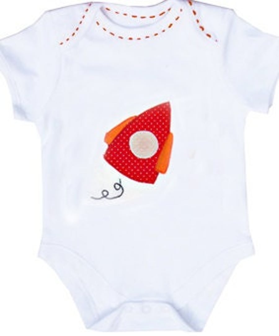 Rocket Baby Bodysuit, Baby Shirt, Baby Clothes, Baby Boy Clothes, 