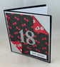 Square red cherry 18th Birthday card - Image 5