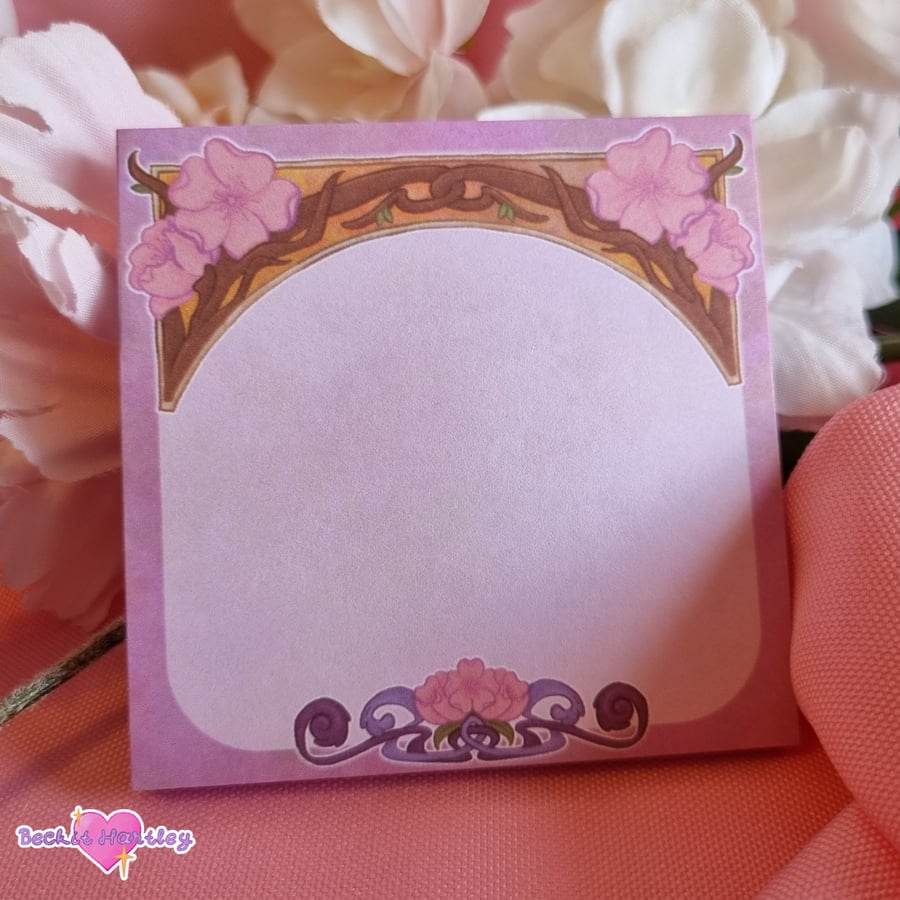 Spring Nouveau Sticky Notes, Memo pad - Stationery Gifts - Notes