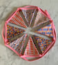 Handmade Liberty Fabrics Bunting – 'Fairground' Nursery Garland (3.5m, 25 Flags) - Image 3