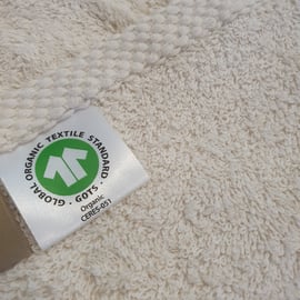 Fluffy Organic Cotton Bath Sheet ... aka big beastie towel size