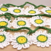 Crocheted Daisy Garland