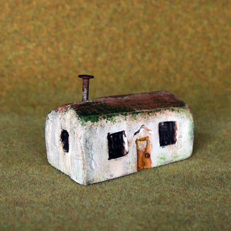 Scottish island Inspired Wonky Driftwood Cottage