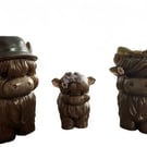 Highland Cow Family Set – Rustic Home Decor