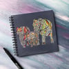 'Rainbow Safari' Square Notebook
