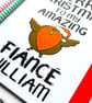 Fiance Christmas Card, Pesonalised Christmas Card Fiance - Image 3