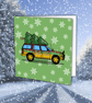 Drivin' Home For Christmas Card: Jurassic Park 