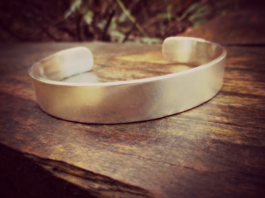 MAN CUFF! Sterling Silver cuff, personalised inside