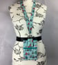 Beach huts phone case, Seaside pouch, Neck strap, 4 options - Image 5